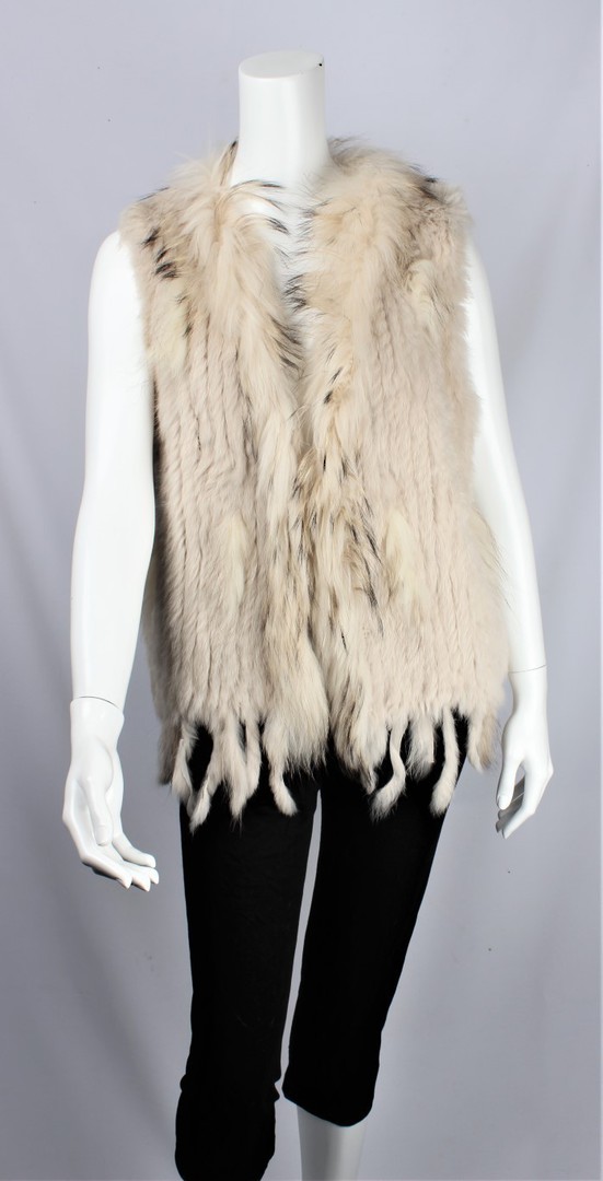 Alice & Lily fur vest cream STYLE: SC/4374CRM image 0